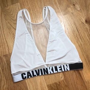 Calvin Klein mesh sports bra
